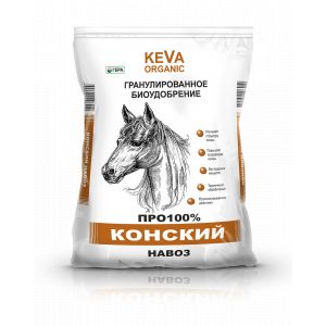 Биоудобрение Гера Keva Organic Конский навоз 3 л (1,8 кг)