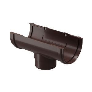 Воронка желоба ПВХ Docke Premium d-120 мм Шоколад
