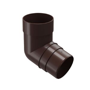 Колено трубы ПВХ Docke Premium d-85 мм 72 гр Шоколад