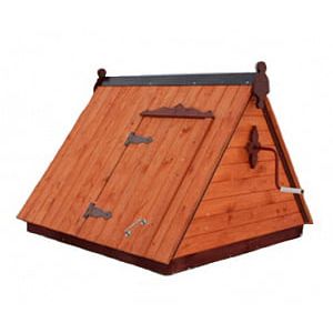 Домик на колодец деревянный №1.1