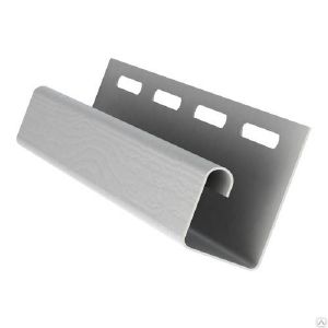 J-профиль фасад. FineBer 3000 мм Серый (40)