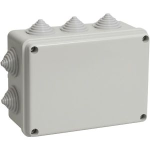 Коробка распаяч.TDM 190 х140 х70 мм IP55 10 вх. крышка ОП (SQ1401-1244)