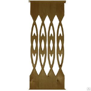 Балясина прорезная хвоя 18х90х900 мм №1