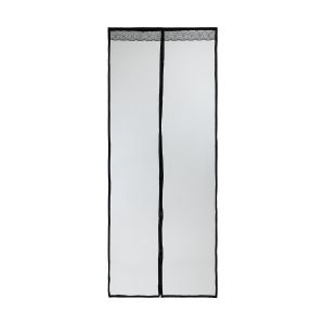 Москитная сетка на дверь Рыжий кот Капутомоскито Птички, на магнитах, 0,9 x 2,2 м, черная