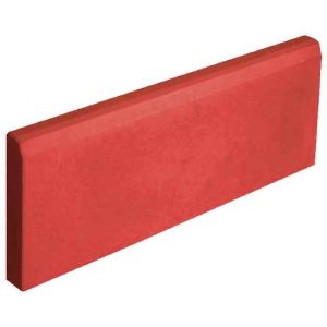 Бордюр 500х210 мм тонкий Красный