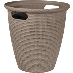 Кашпо напольное Rattan D 266мм/10 л с внутренним горшком 6 л, французский платан IG621510105