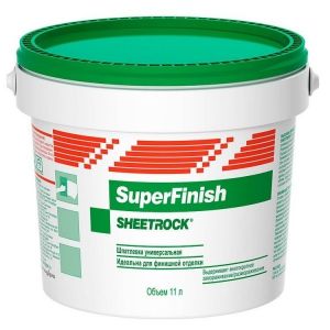 Шпатлевка для внутренних работ полимерная Danogips SuperFinish 11 л