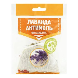 Средство от моли Selena Антимоль Фитозащита Лаванда, саше, 12 г