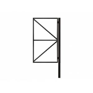 Каркас калитки со столбом тип №2 1,5х1,0 м