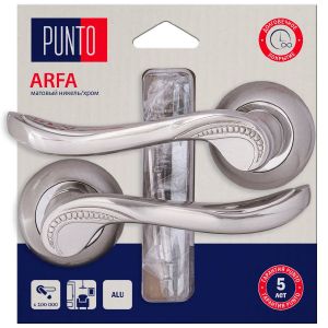 Ручка раздельная LM/A R.TL54.ARFA/HD SN/CP-3 матовый никель/хром (45527) (PUNTO)