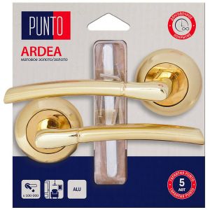 Ручка раздельная LM/A R.TL54.ARDEA/HD SG/GP-4 матовое золото/золото (45523) (PUNTO)