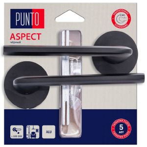 Ручка раздельная LM/A R.RS52.ASPECT/HD BL-24 черный (45529) (PUNTO)