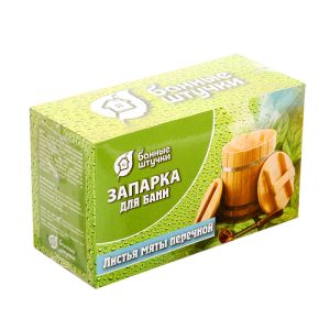 Запарка банная Листья мяты 20 пак.х1,5 г Б-Ш
