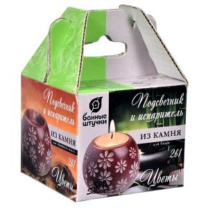 Испаритель и подсвечник Цветы из камня Б-Ш