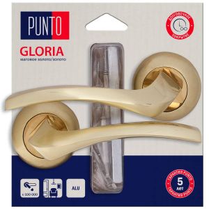 Ручка раздельная LM/A R.TL54.GLORIA/HD SG/GP-4 матовое золото/золото (45575) (PUNTO)