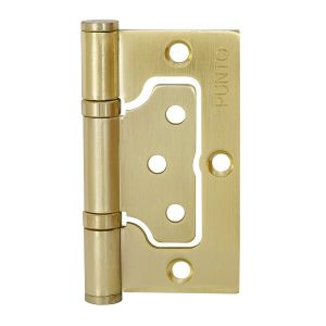 Петля универсальная без врезки IN3200W-HD SB (200-2B/HD 75x2,5) мат. золото (35743) (PUNTO)