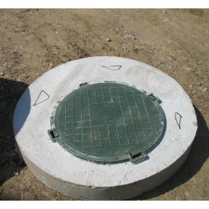 Крышка колодезная с полимерным люком ППЛ 10-1 1000 мм (отгрузка только доставкой)