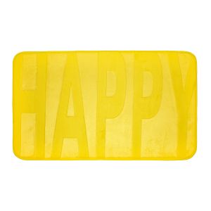 Коврик для ванной Standart Happy 45х75 см памятью формы Желтый
