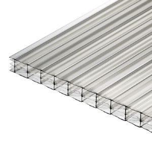 Поликарбонат сотовый 6 мм 2,1х12 м Прозрачный