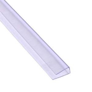 Профиль торцевой для поликарбоната 8 мм 2,1 м Прозрачный