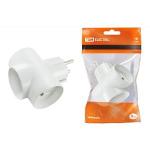 Блок 3-м. б/з TDM 16А 250B Белый (SQ1806-0041)