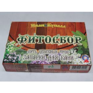 Запарка банная набор 5 шт 30 гр в коробке