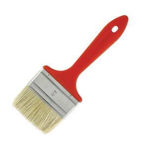 Кисть плоская Шабашка №1,5, натуральная щетина, пластиковая ручка, 38 мм