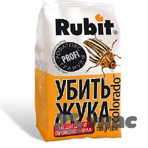 РУБИТ РОФАТОКС гранулы от коларад. жука проволочника, медведки 0,5кг х20