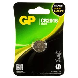 Батарейка GP CR2016 Lithium литиевая 3 В 1 шт