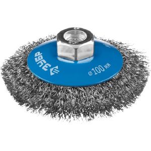 Щетка коническая для УШМ 100 мм ЗУБР ЭКСПЕРТ М14 35265-100_z02