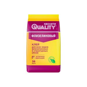 Клей для флизелиновых обоев, Quality, 200 г, пакет, 5566