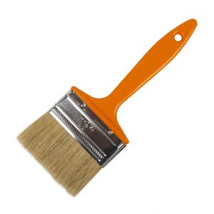 Кисть плоская Шабашка №3, натуральная щетина, пластиковая ручка, 75 мм