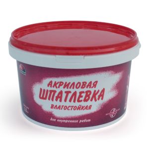 Шпатлевка влагостойкая для внутренних работ Магия радуги, акриловая, 3,5 кг