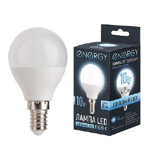 Лампа светодиодная Energy LED G45-10-E14-6500