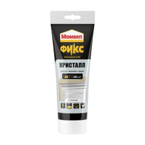 Клей монтажный Момент Фикс Кристалл, 185 г, прозрачный