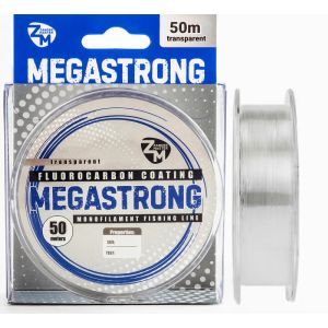 Леска ZM MegaStrong (прозрачная) 50 м. d-0.165