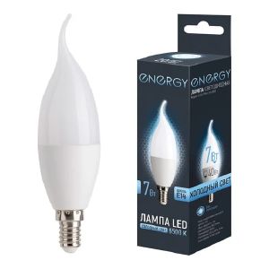 Лампа светодиодная Energy LED C37W-7-E14-6500
