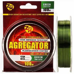 Леска ZM AGREGATOR (зеленая) 100 м. d-0.497