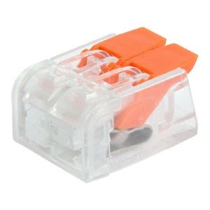 Универсальная компактная клемма СМК 221-412, 2-проводная до 4,0 мм² (блистер 5 шт./уп.) REXANT