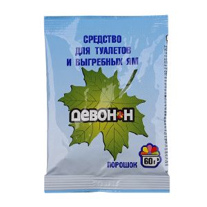 Средство Девон-Н для биотуалетов, выгребных ям и септиков, 60 гр.