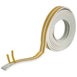 Уплотнитель для окон E-профиль Profitrast (Windoor), 9x4 мм Белый