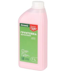 Грунтовка воднодисперсионная Русские узоры, Оптима R103, глубокого проникновения 1,0 л