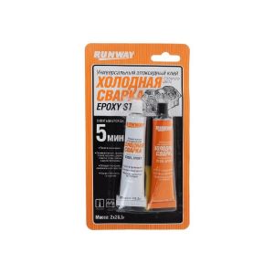 Клей эпоксидный Холодная сварка, универсальный, стальной, RW8504