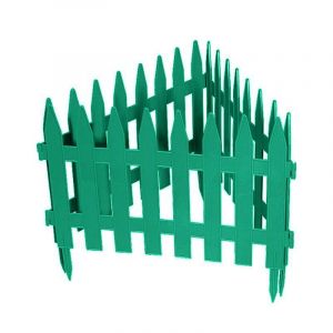 Забор декоративный Grinda Ар деко 28х300 мм Зеленый 422203-G