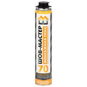 Пена монтажная Profflex, Шов-Мастер, профессиональная, 70 л, 850 мл, всесезонная, 1482