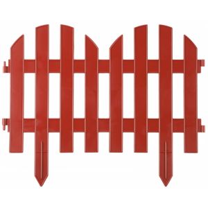 Забор декоративный Grinda Палисадник 28х300 мм Терракот 422205-T