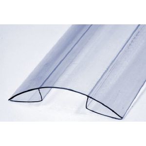 Профиль коньковый 8-10х6000 мм Прозрачный