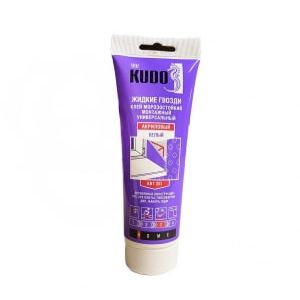 Клей монтажный Kudo Home  Жидкие гвозди,  200 мл, белый