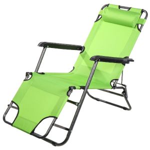 Шезлонг складной, 153х60х80 см, 100 кг, 2 положения, зеленый, Green Days