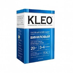 Клей обойный KLEO SMART 3-4 для виниловых обоев сыпучий, 90гр